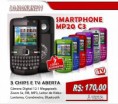 Celular Smartphone MP20 C3 com 3 Chips e TV